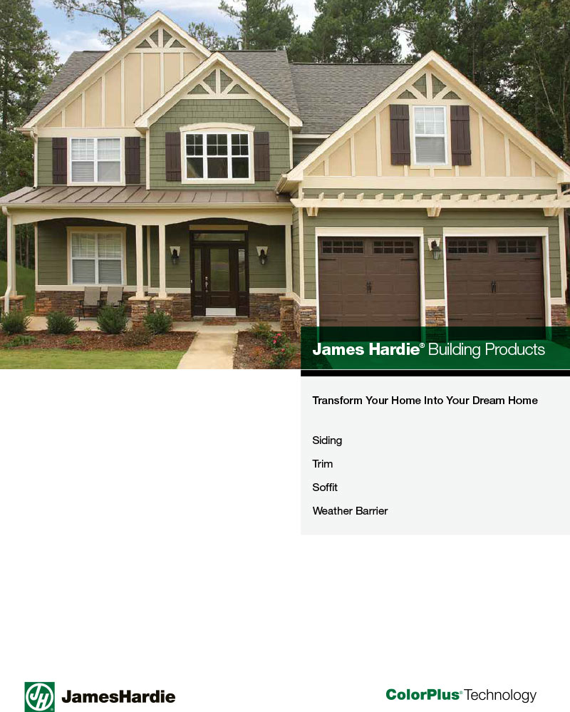 James Hardie Colored Siding Brochure